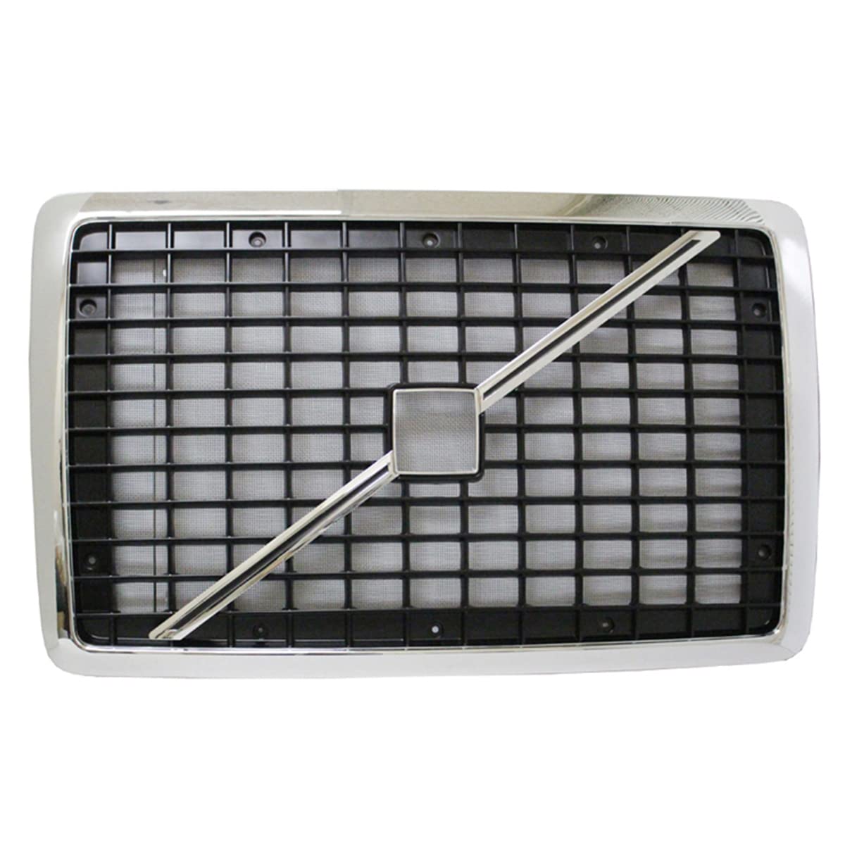 Grille with Bug Net and Emblem Bar (Fit: Volvo VNL VNM 2004-2015 Trucks)