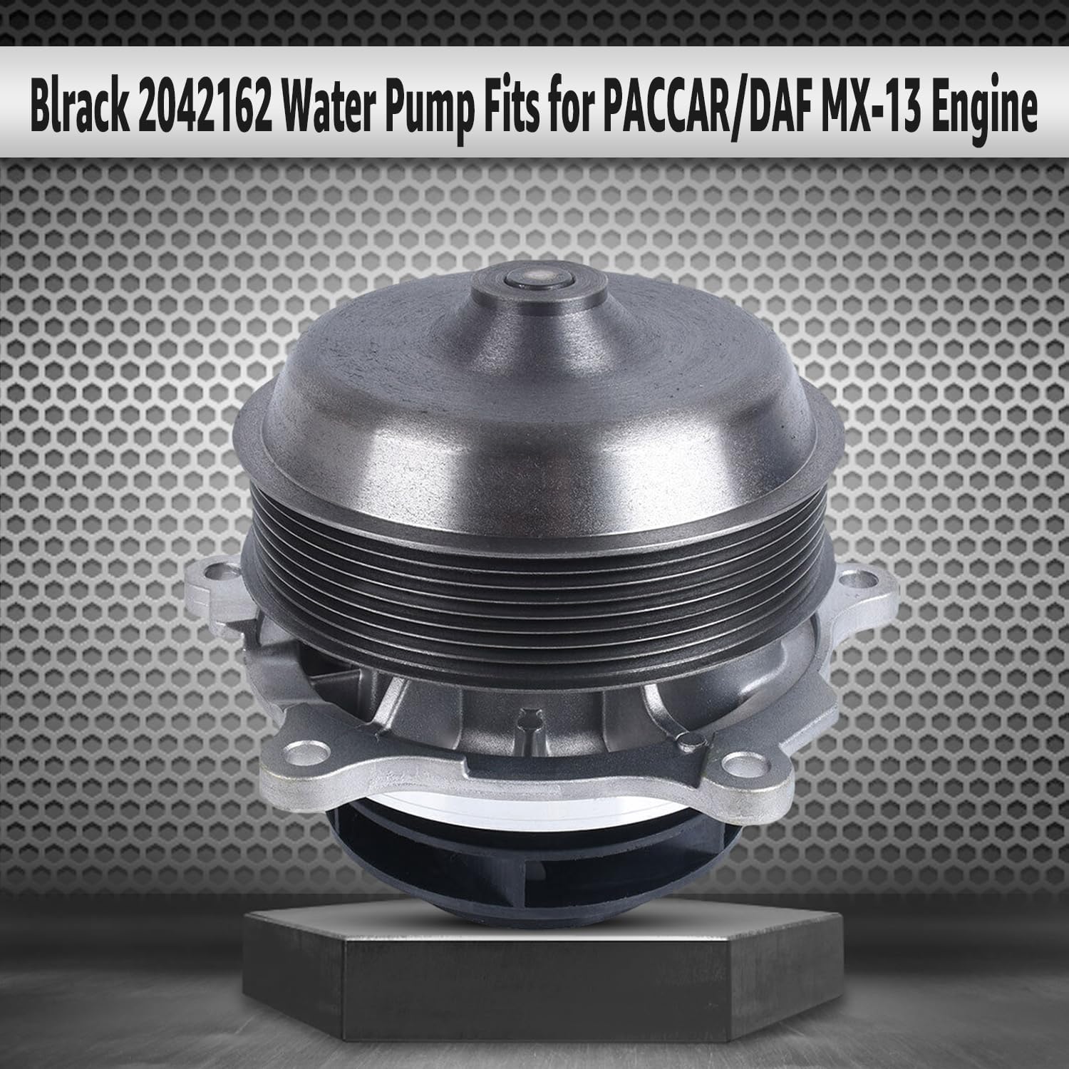 Blrack 2042162 Water Pump Fits for PACCAR/DAF MX-13 CF XF Euro 6 Engine With 112mm impeller 1956779 2042162R