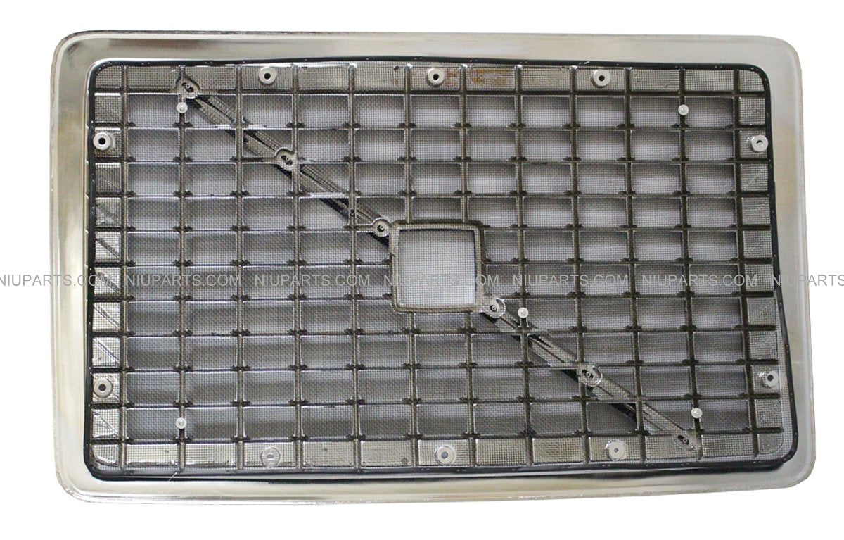 Grille with Bug Net and Emblem Bar (Fit: Volvo VNL VNM 2004-2015 Trucks)