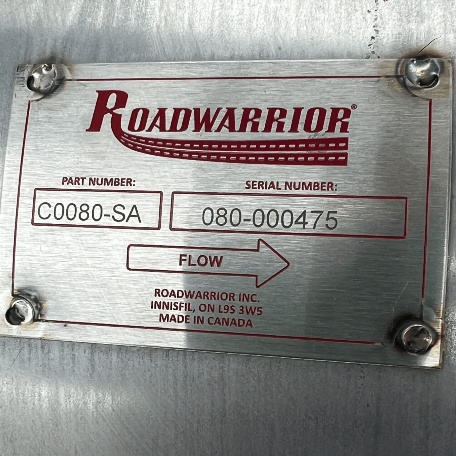 C0080-SA Roadwarrior DPF Diesel Particulate Filter For Detroit Diesel - ADVANCED TRUCK PARTS