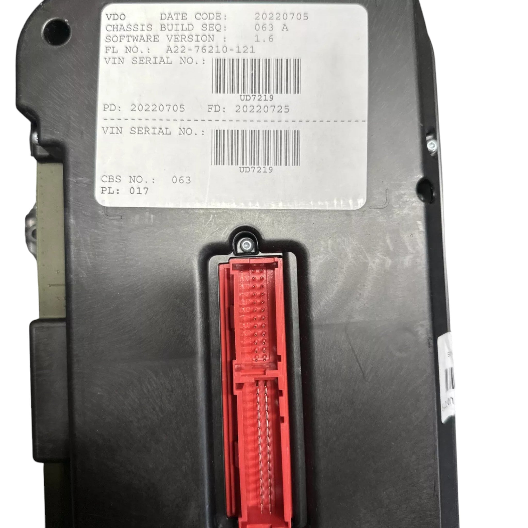 A22-76210-121 Genuine Freightliner Cluster Assembly