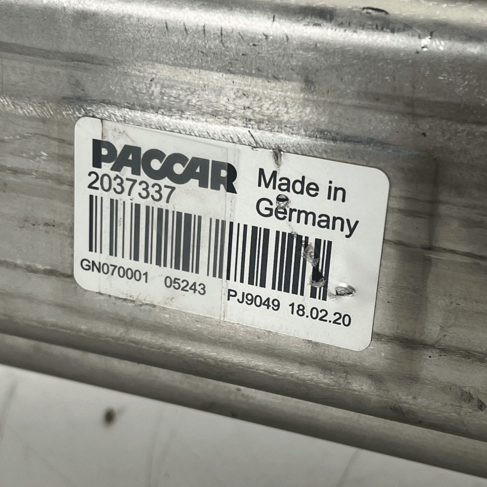 2037337PEX Genuine Paccar Egr Cooler Mx-13 Epa17 For Kenworth