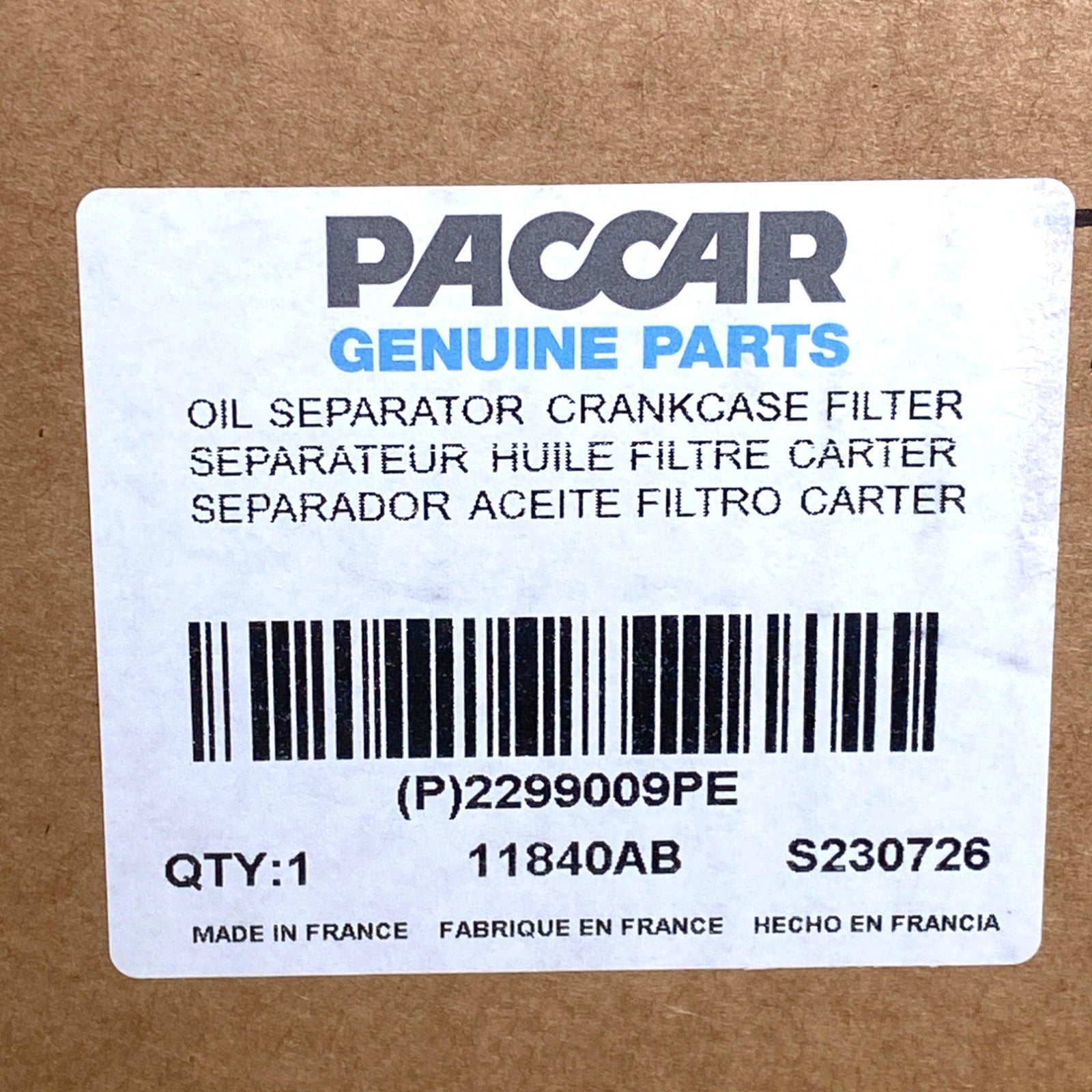 2178443Pe Paccar Mx13 Ccv Ocv Crankcase Breather Ventilation Module