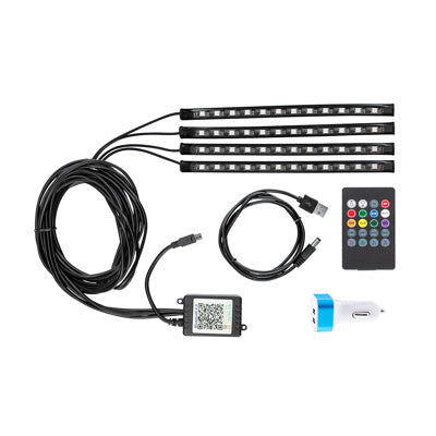 48 LED RGB Multi-Colour Light Strips