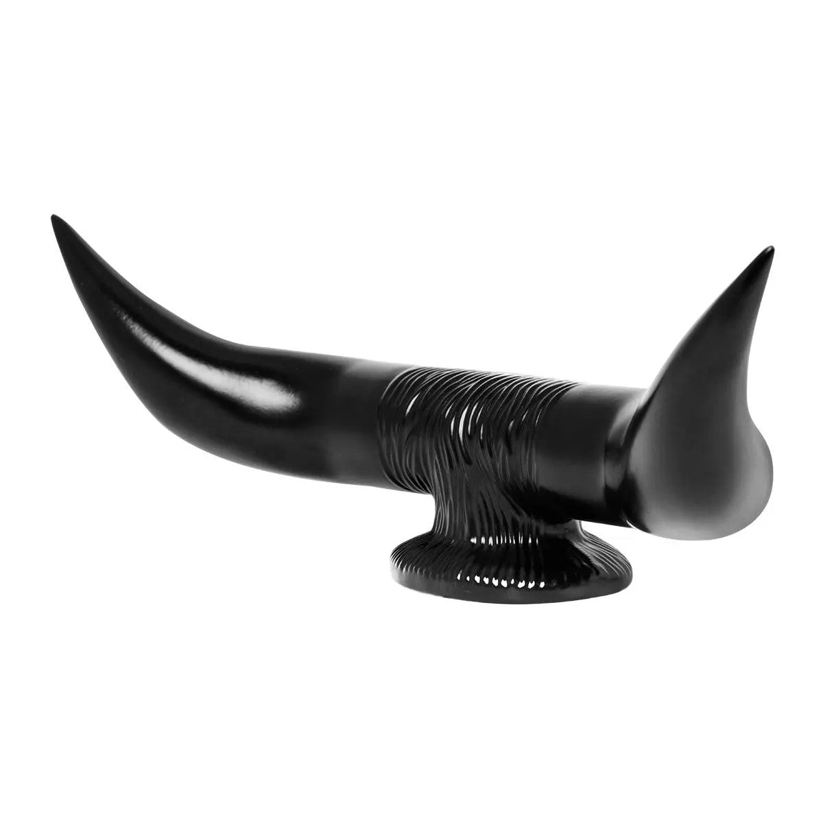 Black Bull Horn Hood Ornament