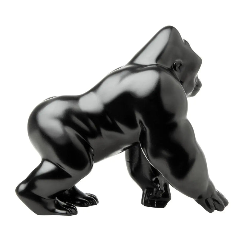 Matte Black Gorilla King Hood Ornament