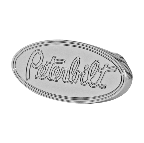 Chrome Peterbilt Oval Shape Brake Knobs